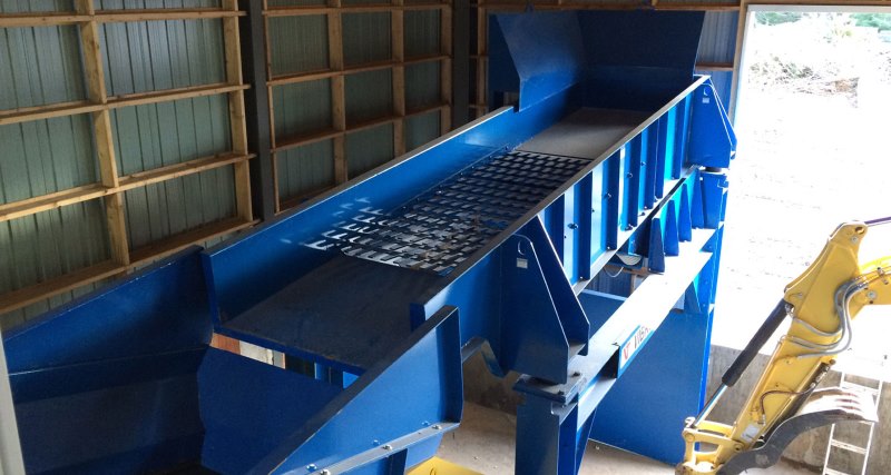 recyclage bulk handling steel conveyor girder